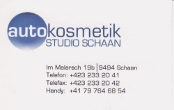 Autokosmetik Studio Schaan